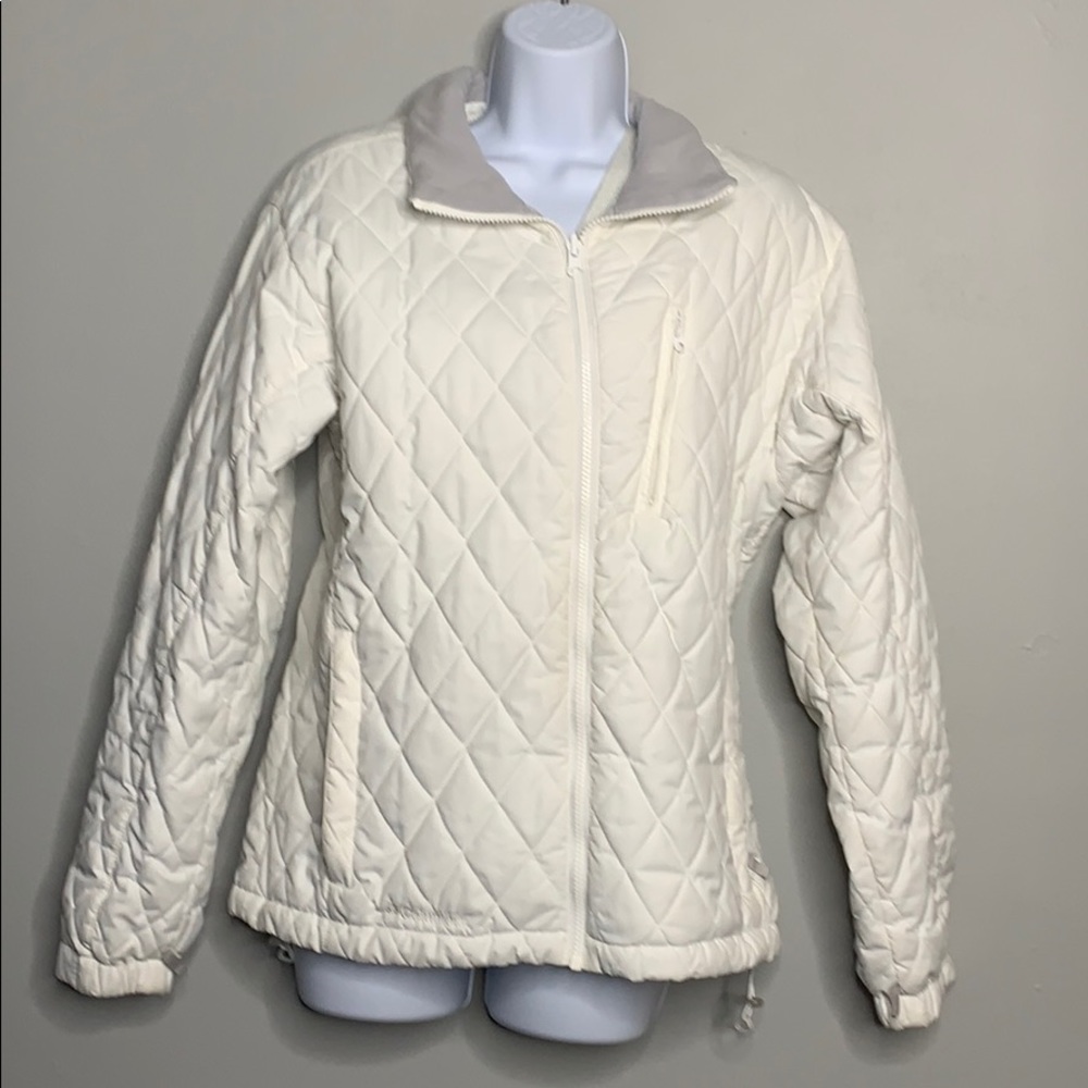 Columbia Core White Quilted Jacket L